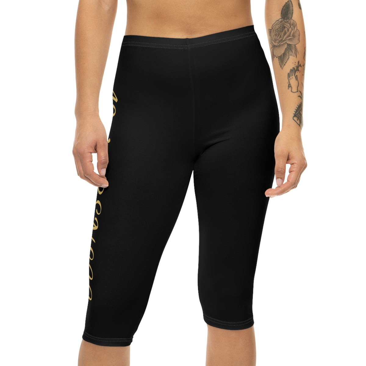 Awareness Capri Leggings Becoming Apparel by CTB LIFE