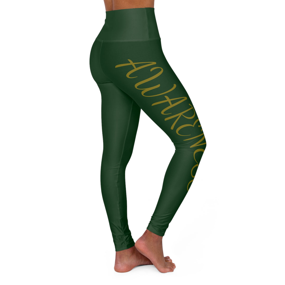 BECOMING APPAREL by CTB LIFE Awareness™ Script High-Waisted Leggings