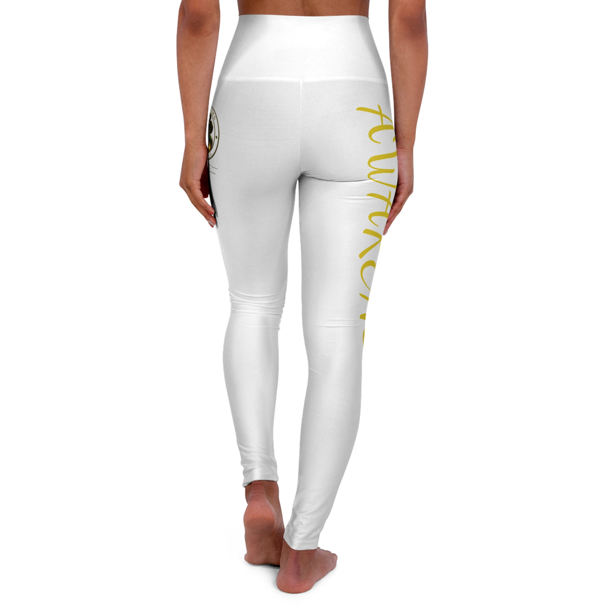 BECOMING APPAREL by CTB LIFE Awareness™ Script High-Waisted Leggings