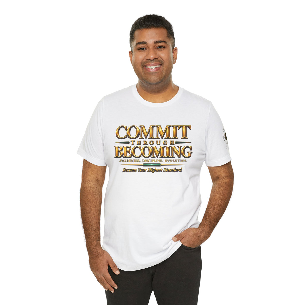 Commit Through Becoming Signature Tee