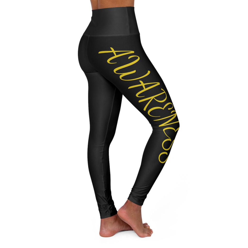 BECOMING APPAREL by CTB LIFE Awareness™ Script High-Waisted Leggings
