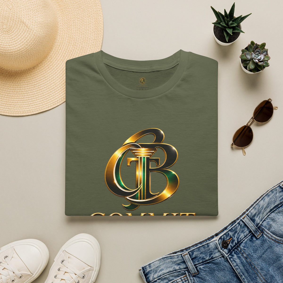 COMMIT THROUGH BECOMING™ Premium Graphic Tee