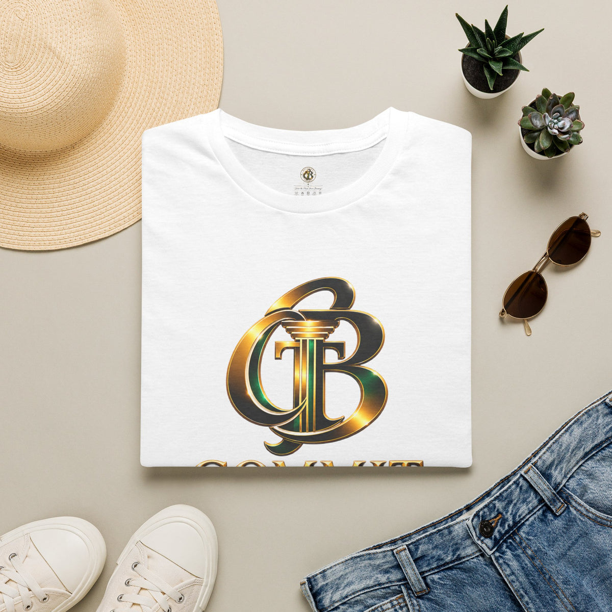 COMMIT THROUGH BECOMING™ Premium Graphic Tee