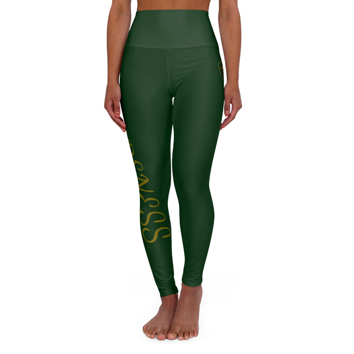 BECOMING APPAREL by CTB LIFE Awareness™ Script High-Waisted Leggings