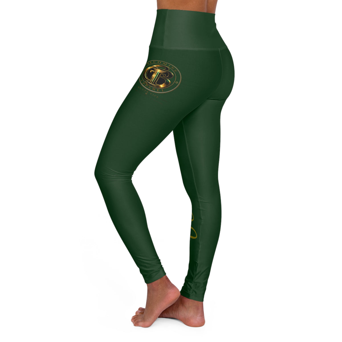 BECOMING APPAREL by CTB LIFE Awareness™ Script High-Waisted Leggings