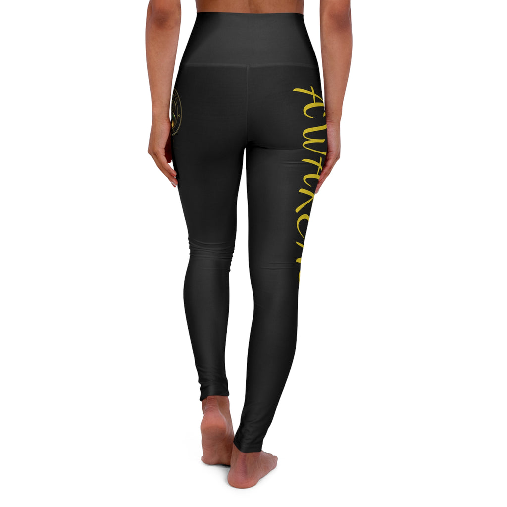 BECOMING APPAREL by CTB LIFE Awareness™ Script High-Waisted Leggings
