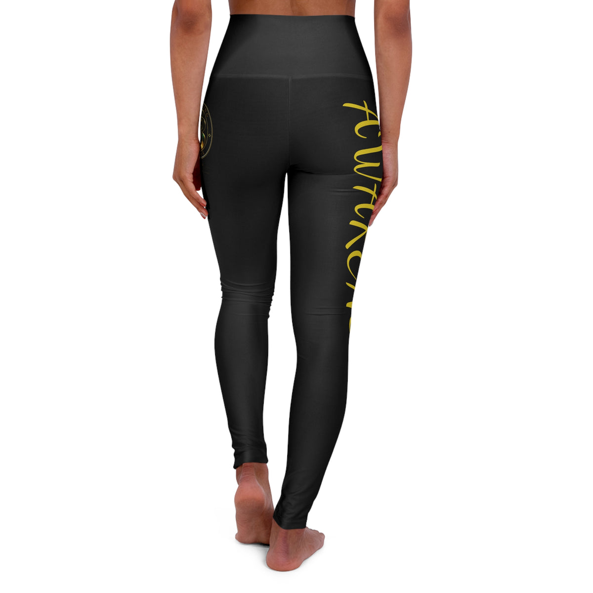 BECOMING APPAREL by CTB LIFE Awareness™ Script High-Waisted Leggings