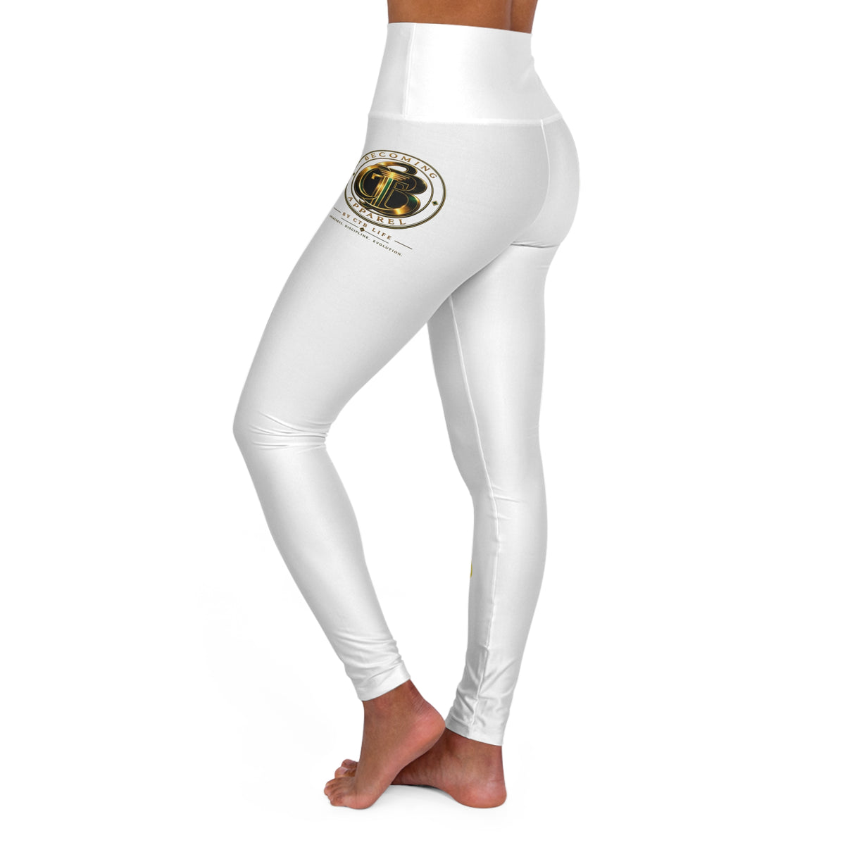 BECOMING APPAREL by CTB LIFE Awareness™ Script High-Waisted Leggings