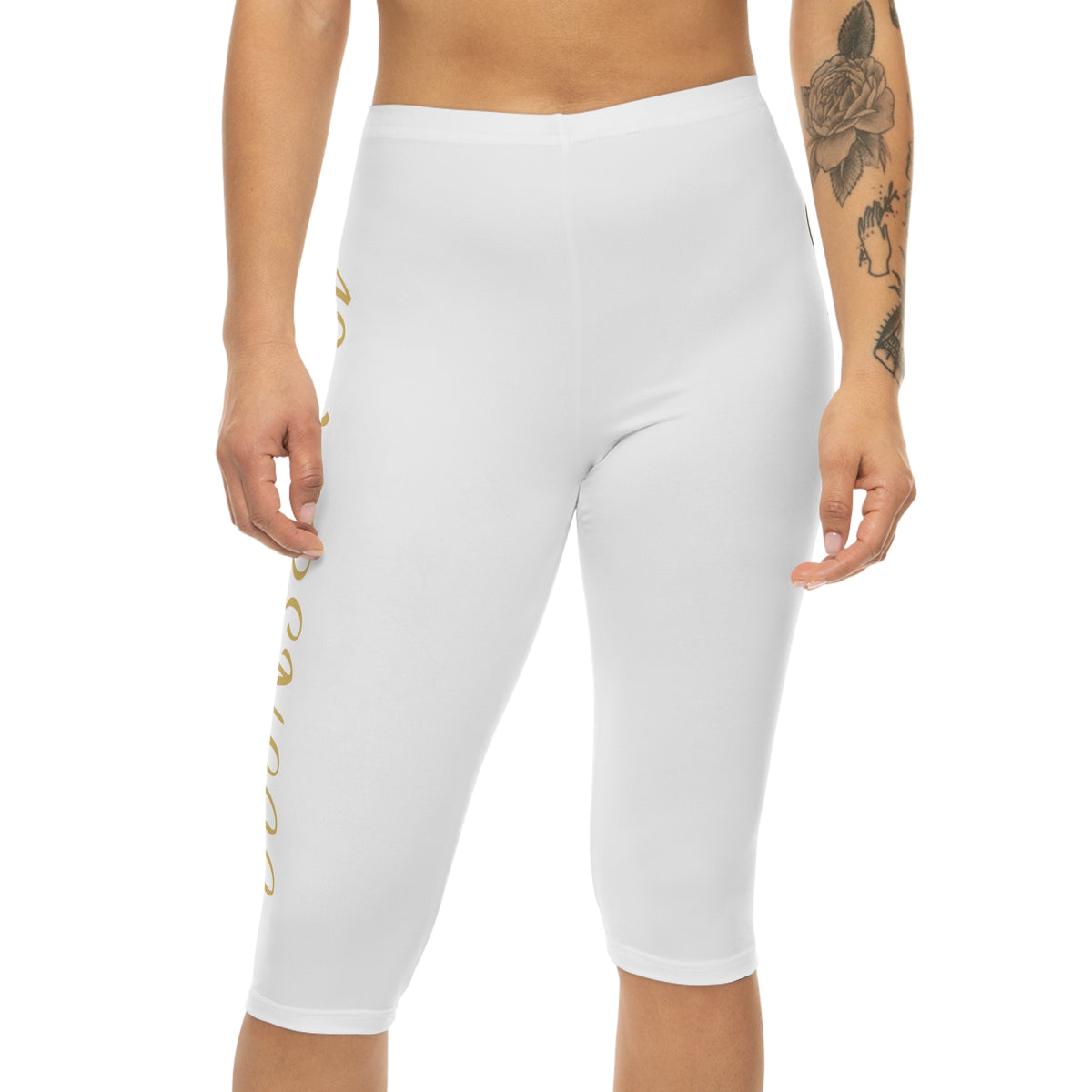 Awareness Capri Leggings Becoming Apparel by CTB LIFE