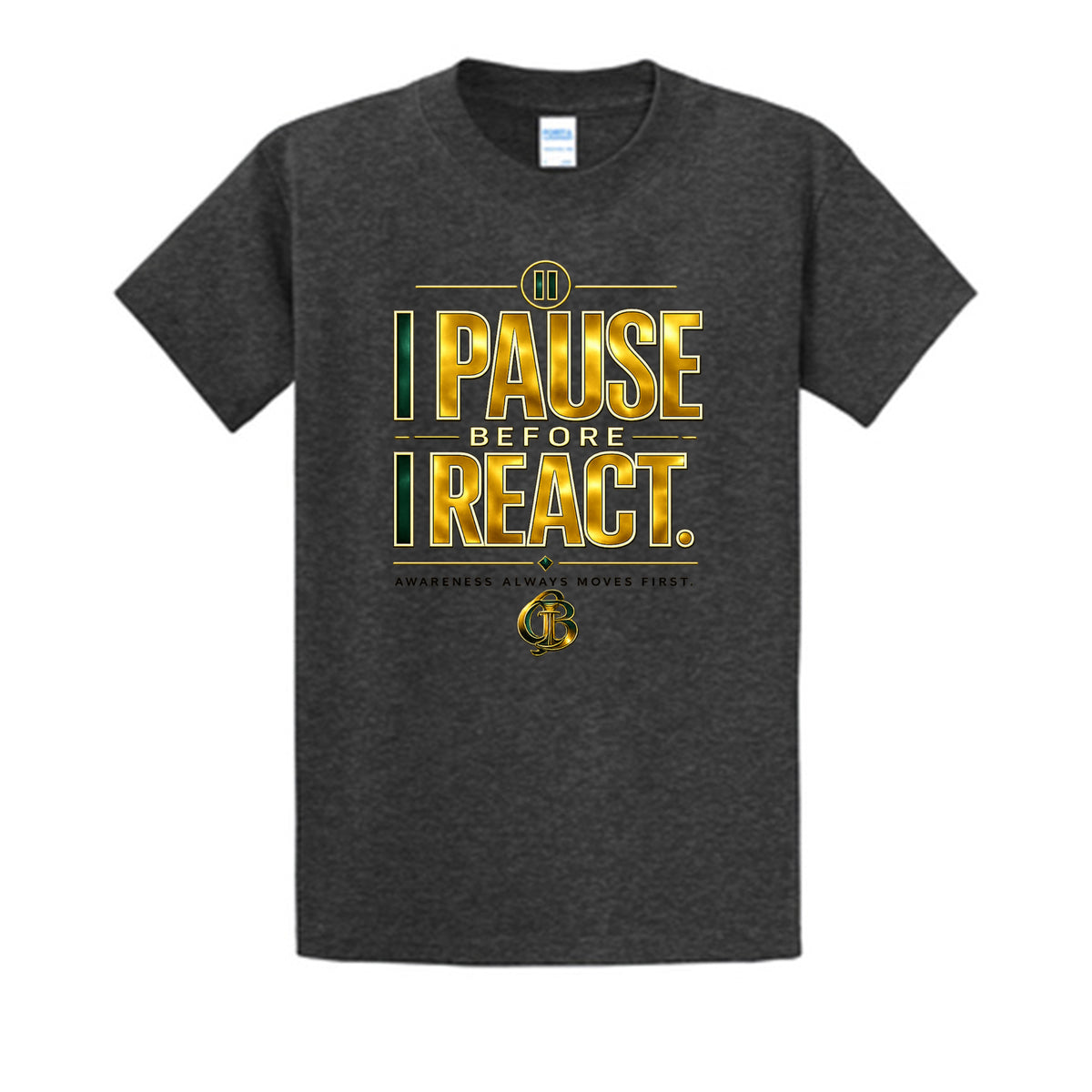 Dark Heather Grey - PC61T - FRONT